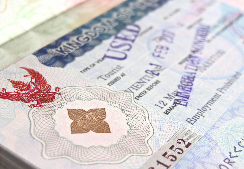 Image of a Thai visa